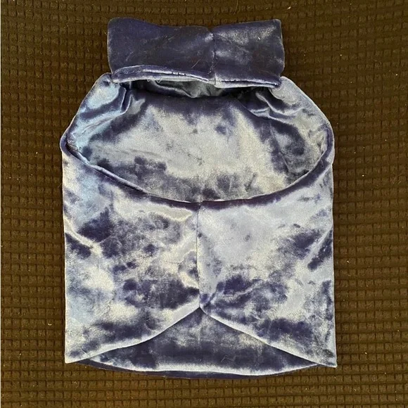 Dog Clothing Couture Top Small Puppy (Blue Velvet) - Picture 4 of 4